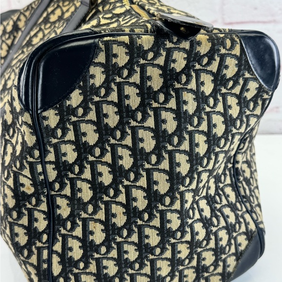 VINTAGE CHRISTIAN DIOR TROTTER BOSTON WEEKENDER BAG - Picture 4 of 14